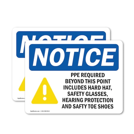Signmission 3.5 in Height, 5 in Width, Vinyl Decal, Rectangle OS-2PACK-NS-D-35-L-17764